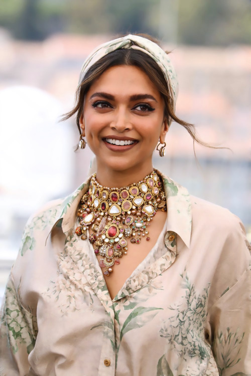 Deepika Padukone attends the photocall for the Jury during the 75th Annual Cannes Film Festival at P