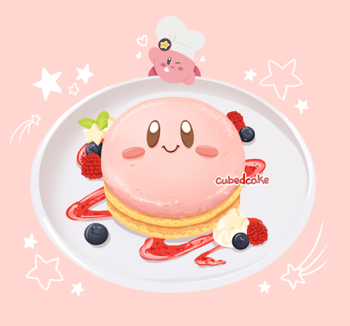 cubedcake:✧･ﾟ: *✧･ﾟ:* Kirby’s Fluffy Pancakes*:･ﾟ✧*:･ﾟ✧