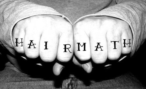 cipherface: FYI: There are approximately 23 million possible knuckle tattoo combinations, assuming e