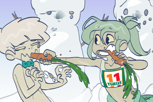 The Little TrashmaidSnowman part 2Read the comic on WebToons (rate 10 stars to support the comic)Rea