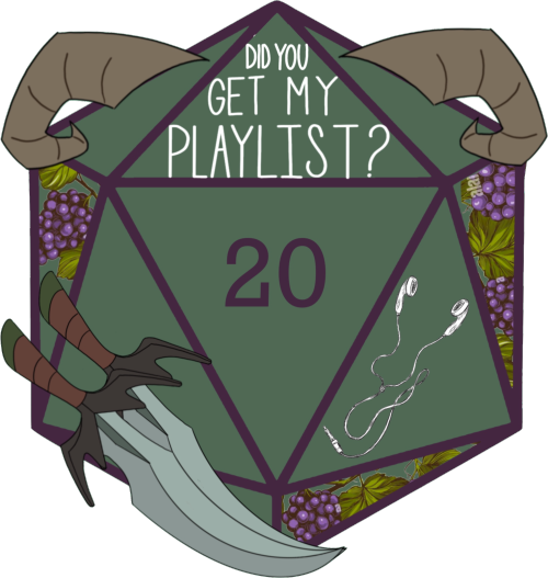 The Seven D20′s that you can also buy on my redbubble