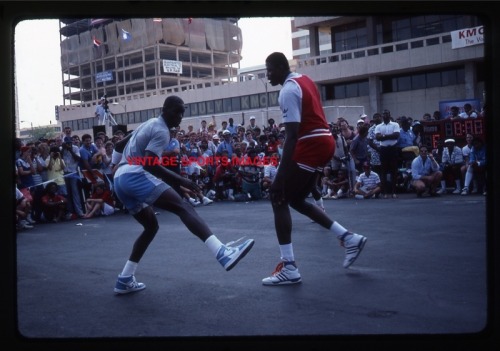 As you all probably know, I never post watermarked images however this is an exception.  I have searched high and low for a version of this with no watermark - never to find it.  Here’s What I Know: The photo is obvi Jordan playing against Ewing.