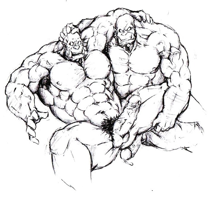 orclove:  Their eyes, their EYES! Hang on, keep it together….just think of Lil’