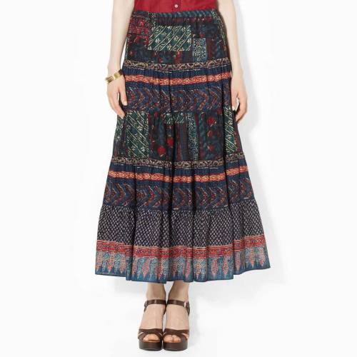 Geometric Tiered Cotton SkirtHeart it on Wantering and get an alert when it goes on sale.