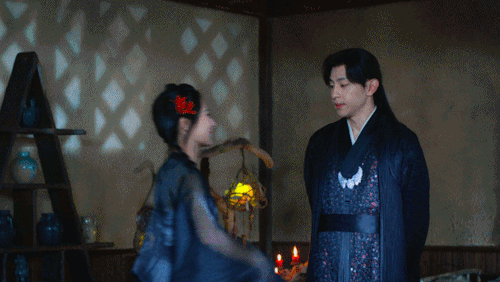 yang zi and deng lun in 香蜜沉沉烬如霜 Ashes of Love/Heavy Sweetness, Ash-like Frost
