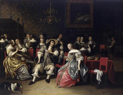 &ldquo;Musical Company&rdquo; by Anthonie Palamedesz., 1660s