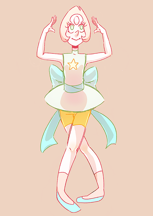 burdismoke:  Some ballerina pearls for your dash!  More Steven Universe art [x] 