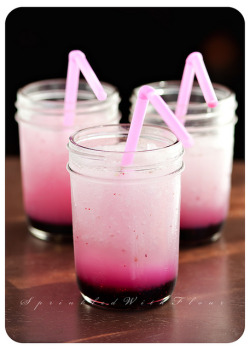 confectionerybliss:Frozen Blueberry Lemonade