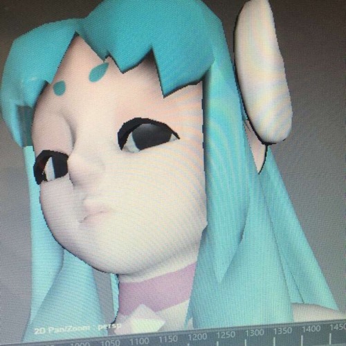 i facial rigged my oc peony today! here are the highlights