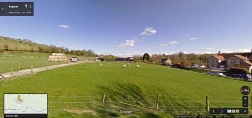 googlesheepview: Not just Sheep - but little lambs too!Kingston Deverill, Wiltshire, EnglandSubmitte