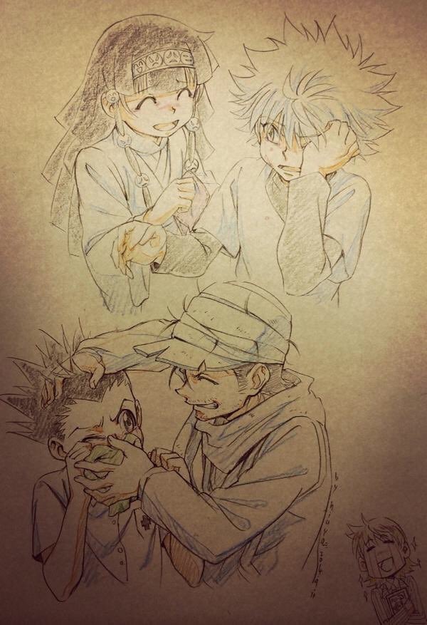 reblogxreblog:  drawings by Niuya, an animator of Hunter x Hunter 2011