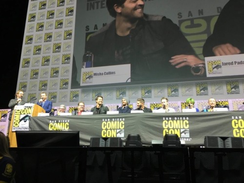 Supernatural panel at #SDCC &frac12;. Taken by my friend so I could relax and enjoy.  Feel free 