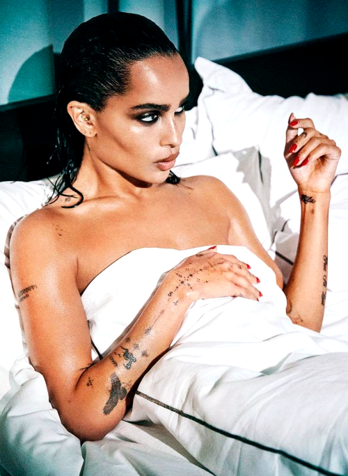 kravitzsource:ZOË KRAVITZ FOR WONDERLAND adult photos