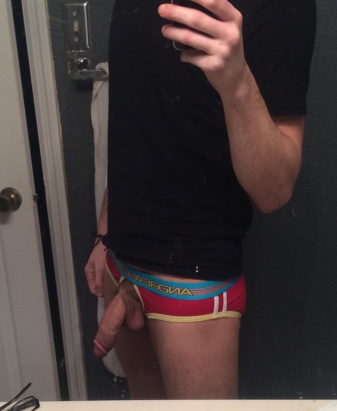 andrewchristian:  Love my new C-ring brief. Fan Submission: Looking fucking hot