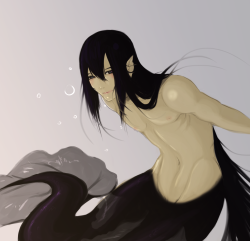 the-captive-princess:  Siren!Sei is so cute