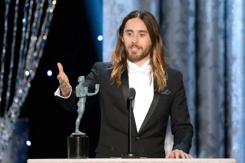 frenchmontanicure:queensoucouyant:fuck-yeah-jared-leto:HQ 20th Annual Screen Actors Guild Awards, LA