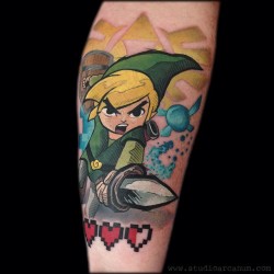 best-gaming-tattoos:    Fantastic Link tattoo
