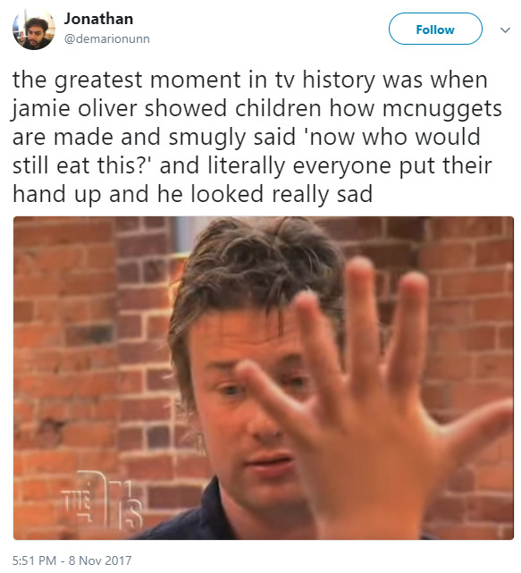 jamie honestly is such a dickhead sometimes, he showed how it was made by using ALL