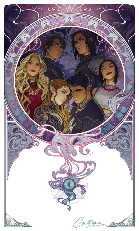 charliebowater: My Mucha inspired take on The Inner Circle is all done! This was so much stinking fu