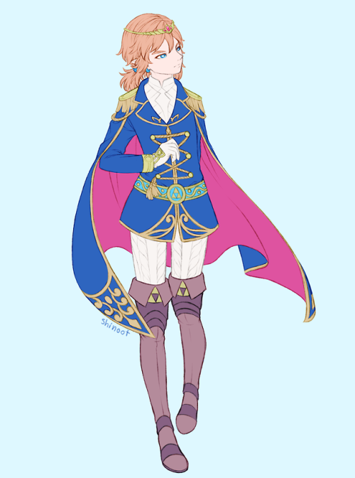 shinoot:prince Link and knight Zelda