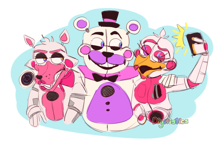 Funtime Chica in the Freddy Files by