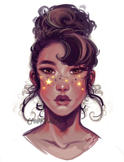  Doodle/Face Study of my old character, Beatrice Marzipan. I’d really like to bring her back f