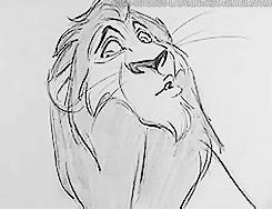 alice-curious-labyrinth13:  Pencil test | Scar - Lion King. 