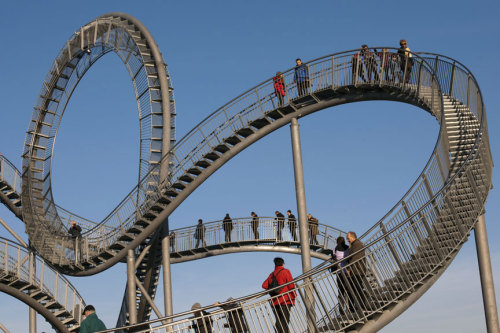 Tiger & Turtle - Magic Mountain – The walkable outdoor large-scale sculpture on the Heinrich-Hil