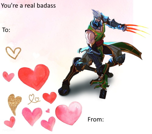 Set 1 | Set 2 | Set 3 | Set 4 | Set 5  Paladins Valentines card dump!To our special community, court