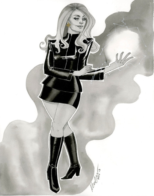 kevinwada:  Carol Danvers60s, mod, agent fashionizationECCC 2015 commission