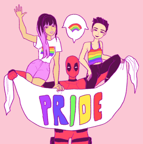 missa-tm: real quick motherfkn uhhhh deadpool supporting his gorls