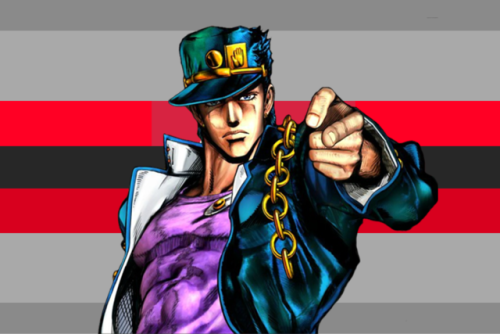 saturniidae-served-cold:urfavwasexecutedforusingthefword:Jotaro Kujo from Jojo’s Bizarre Adventure w