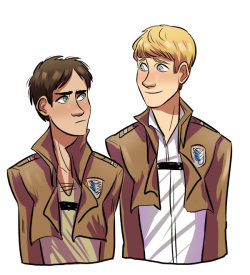 starfleetbabe:   armin is that friend that turns into a total babew  