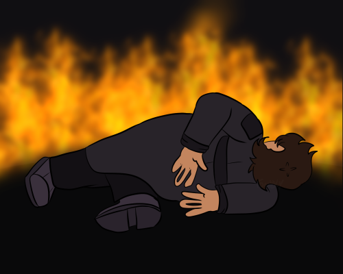 ferrymen server made me draw wil in the family guy death pose last nightfunniest thing abt this is i