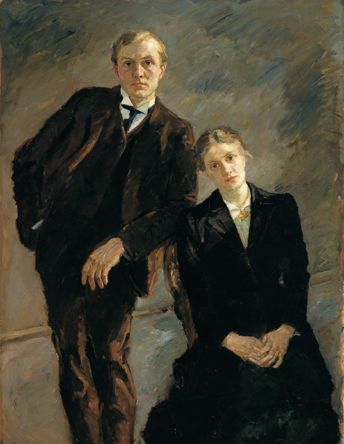 Double Portrait, Max Beckmann and Minna Beckmann  -  Max Beckmann 1909German 1884-1950