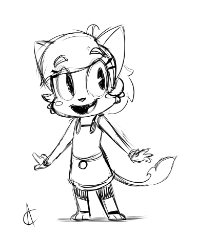 atroxchobatsu:Nendoroid or Wind Waker style Sarah? Well whatever it is, it’s cute!