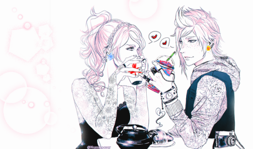 numinoceur:        One day we’ll go on a real coffee date @sailor-mochiヾ(๑❛ ▿ ◠๑ )