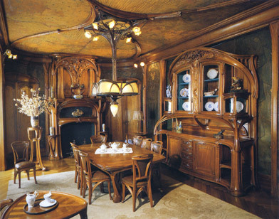 art-noveau-love:Art Nouveau interiors