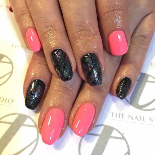 #labradoritenails #labradorite #gemstonenails #gems #TheNailStudiobyTO #nailart #naildesigns #nailar