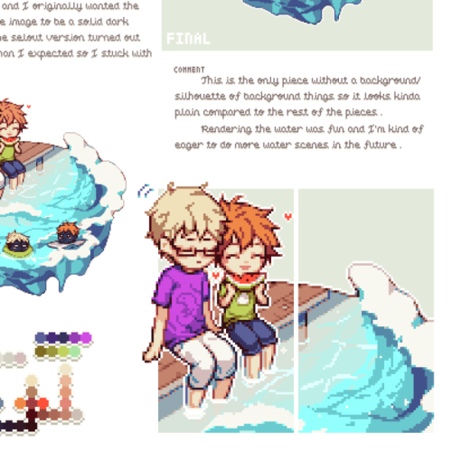 HQ!! Pixel Book Vol.1 (Tsukihina)ahhh I finally finished the zine!! it’s a tsukihina pixel zin