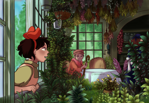 Here’s the finished piece of my Kiki’s Delivery Service redraw! :) This was fun to work on and I’m g