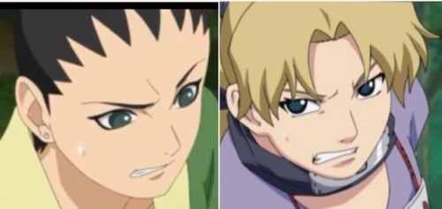 tha last cap. we can see Shikadai has the same expression faces like his mom Temari!!!!!!!!!!!!!!!!!