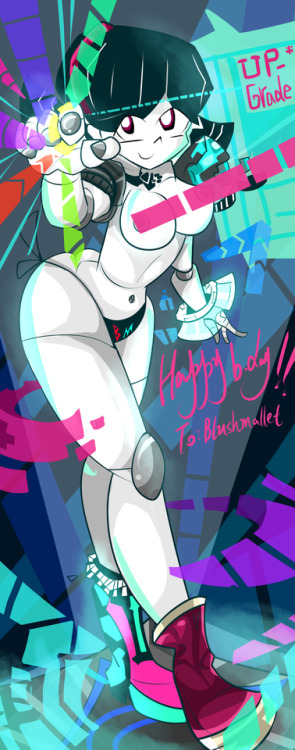 blushmallet:  ben237:happy birthday @blushmallet!!!!!!! Thank you so much ;v; love the colors on her!!! <3