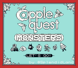 splendidland:  Apple Quest Monsters!  	Over 50 lovingly crafted sprites and descriptions of monsters from a  non existant RPG, inspired by my childhood love of reading strategy  guides for games I never played. 4 of the monsters here previously appeared