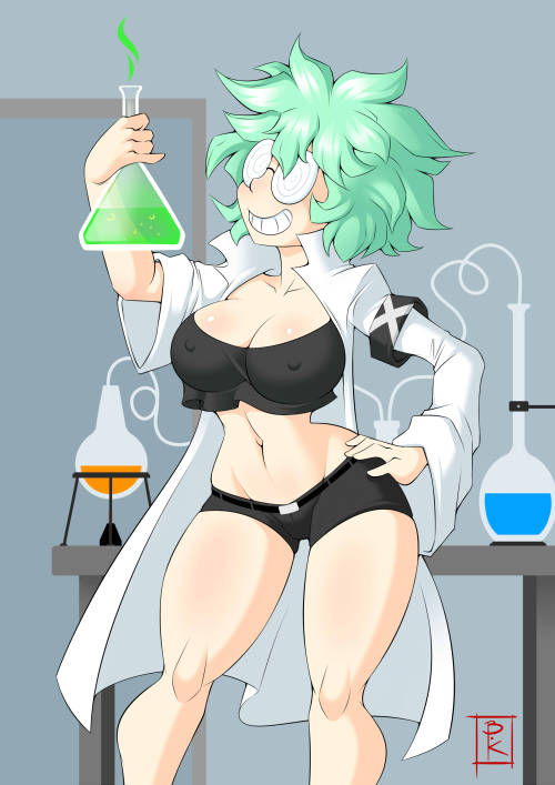 This was a commission done for arthouse98 Featuring Scientist-san from Zannen Onna