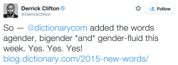 cayenaleva:  theaoidos:  very cool‘Stop making genders up, the dictionary says—’WELL GUESS WHAT MOTHERFUCKER