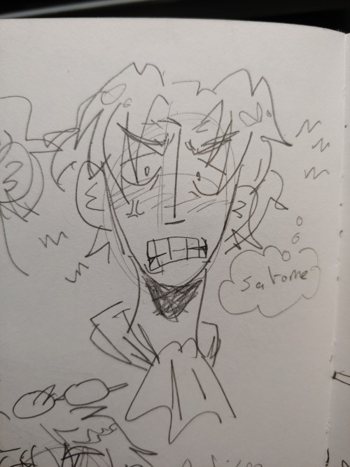 Doodles Of Characters Form My Favorite Anime, Hand Maid May. It's A Harem And It's Actually Good