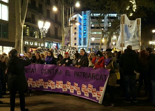 &ldquo;Ni una agresión sin respuesta&rdquo;[Madrid y Barcelona; Manifestaciones 25N]