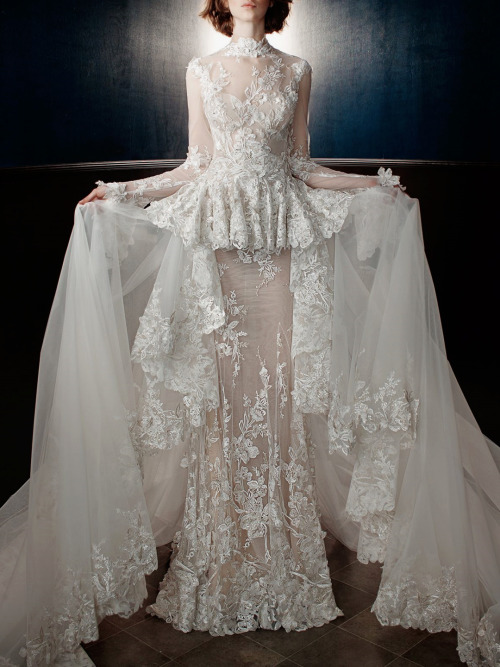 chandelyer:Galia Lahav “Victorian Affinity” spring 2018 bridal couture