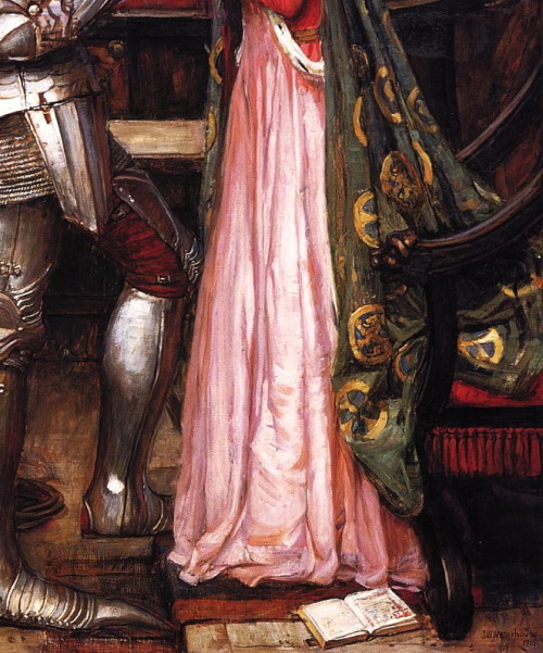 the-garden-of-delights:“Tristan and Isolde” (1916) (detail) by John William Waterhouse (1849-1917).